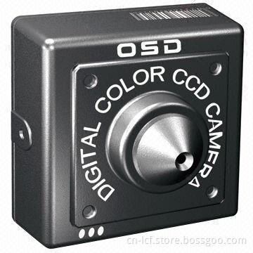 Mini Camera with OSD Square, Banking Use, Pinhole Lens
